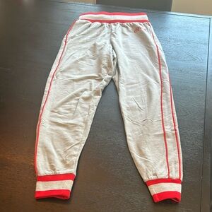 EUC Coca-Cola Script Women's Jogger Pants. Heather Grey. Size Smalll